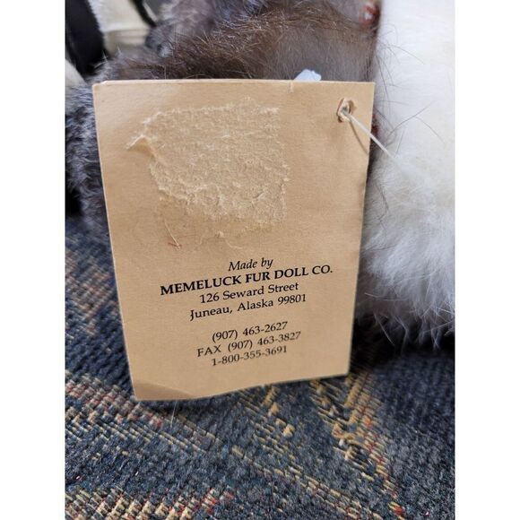 Collectible Memeluck Fur Porcelain Doll with Original Tags - Picture 9 of 11